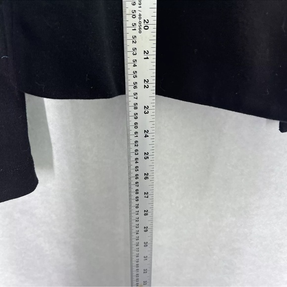 Three Dots Knit & Faux Leather Pocketed Moto Jacket Size Medium - Picture 3 of 7